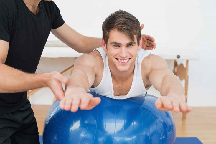 ćwiczenia na fitball na zapalenie gruczołu krokowego